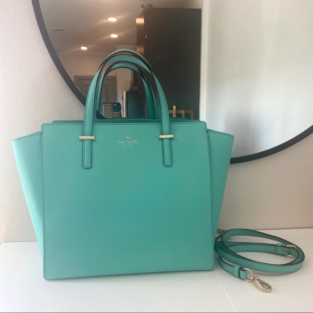 Kate Spade Teal Bag with Shoulder Strap